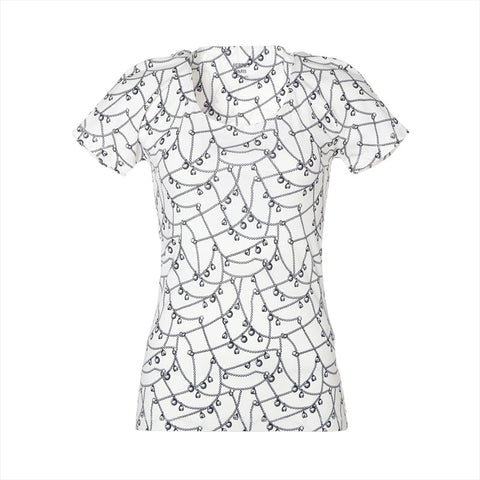 HERMES 36 Cotton Short sleeve T-shirt white WS16217