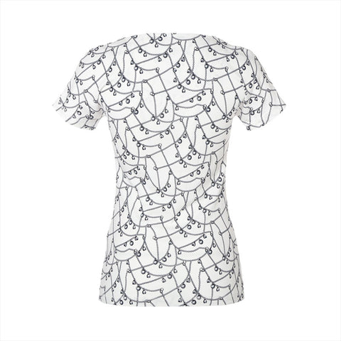 HERMES 36 Cotton Short sleeve T-shirt white WS16217