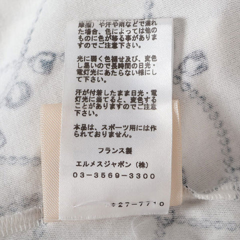 HERMES 36 Cotton Short sleeve T-shirt white WS16217