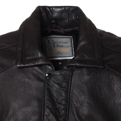 Christian Dior Leather 38 Jacket black WS16218
