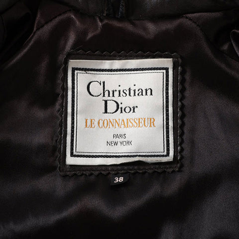 Christian Dior Leather 38 Jacket black WS16218