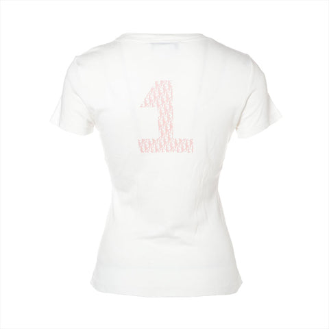 Christian Dior Cotton Trotter 2004 42 J'ADORE Short sleeve T-shirt white WS16219