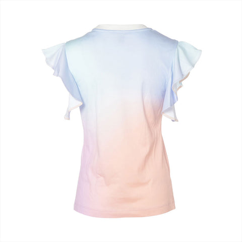 LOUIS VUITTON Small Cotton Gradient Logo Short sleeve T-shirt multicolor WS16224