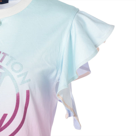 LOUIS VUITTON Small Cotton Gradient Logo Short sleeve T-shirt multicolor WS16224