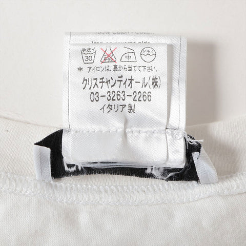 Christian Dior 40 Cotton 2002 Galliano Short sleeve T-shirt white WS16225