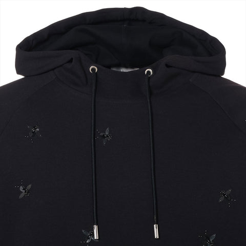 Christian Dior M BEE Beaded Pullover Cotton Parker black WS16229