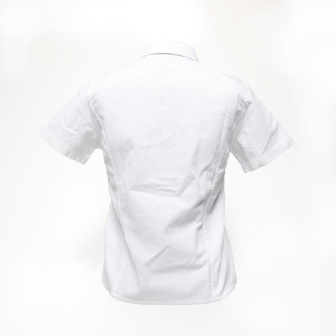 VERSACE Medusa button Short sleeve shirt white WS16232