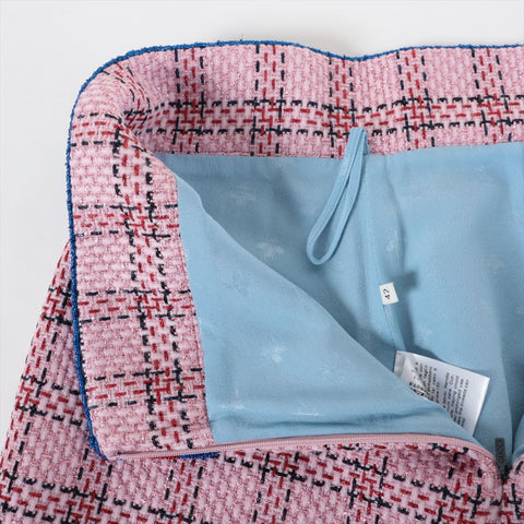 GUCCI Tweed glitter Size: 42 skirt pink WS16233