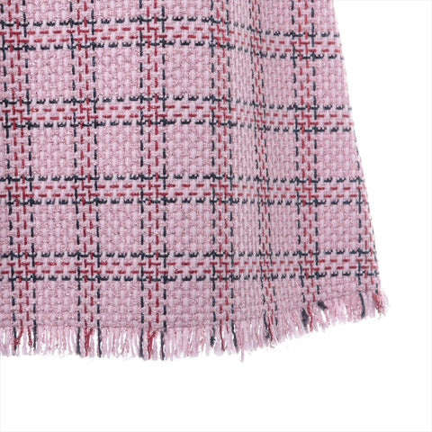 GUCCI Tweed glitter Size: 42 skirt pink WS16233