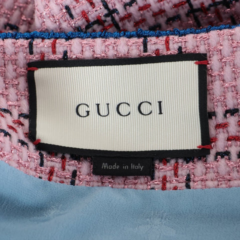 GUCCI Tweed glitter Size: 42 skirt pink WS16233