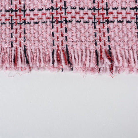 GUCCI Tweed glitter Size: 42 skirt pink WS16233