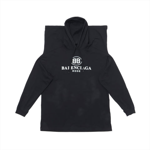 BALENCIAGA 棉质徽标薄型镂空包 M Parker 黑色 WS16234