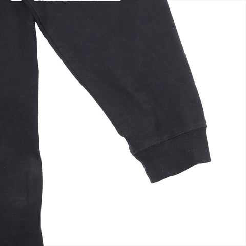 BALENCIAGA Cotton Logo Thin Cutout Bag M Parker black WS16234