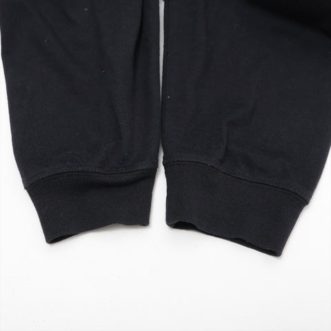 BALENCIAGA Cotton Logo Thin Cutout Bag M Parker black WS16234