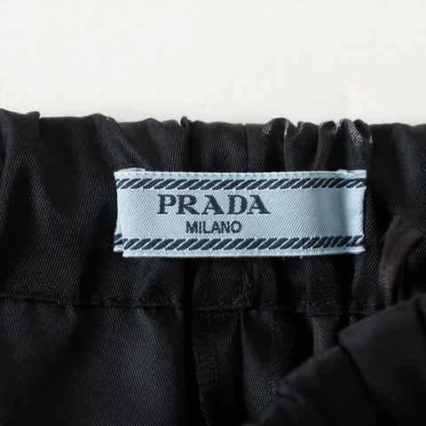 PRADA 2021 Nylon Triangle Logo Jewel Re-Nylon 38 Pants black WS16235