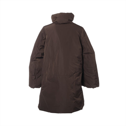 JIL SANDER Down Jacket, Polyester, Size 34, Oversized coat khaki WS16237