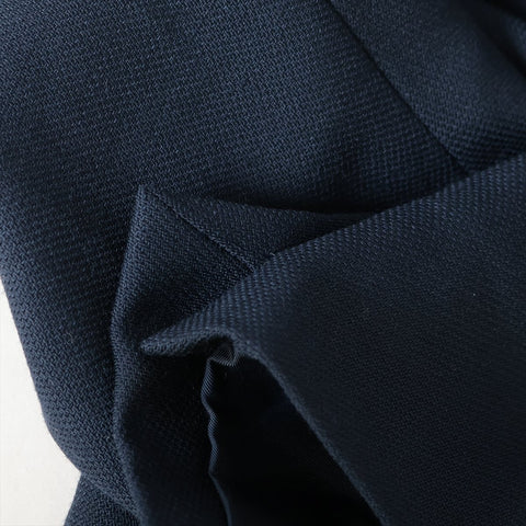 Christian Dior Sport Large Wool Logo Emblem Patch Single Jacket Navy WS16240