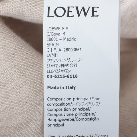 LOEWE Anagram Cotton Linen Denim 2023 34 Jacket beige WS16241