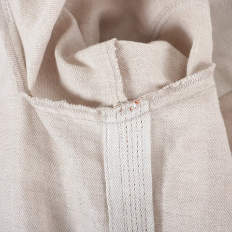 LOEWE Anagram Cotton Linen Denim 2023 34 Jacket beige WS16241