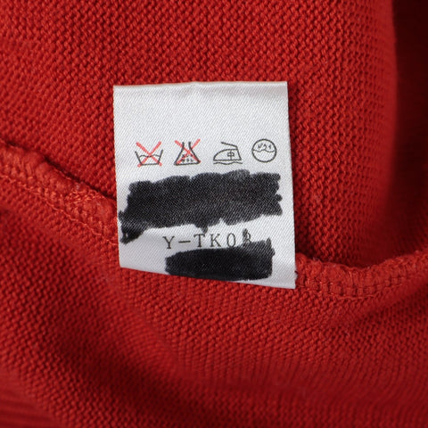 Christian Dior Sports embroidered logo wool M knit Red WS16242