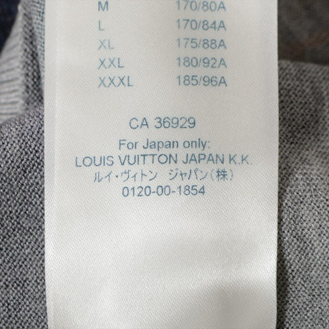 LOUIS VUITTON Galaxy Print S Wool Silk knit Navy WS16245