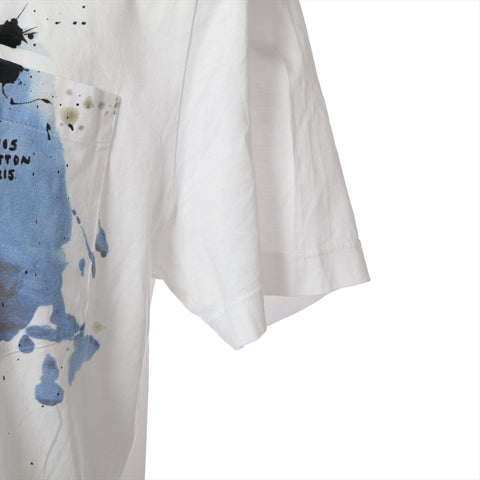 LOUIS VUITTON Cotton Print S Short sleeve T-shirt white WS16246