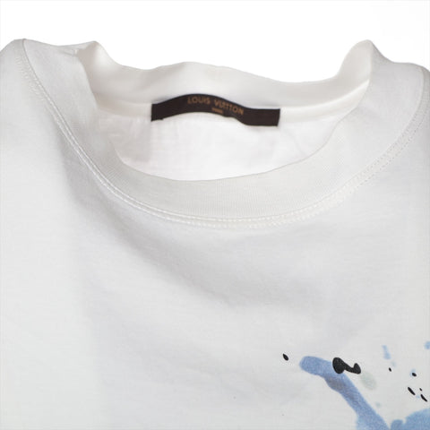 LOUIS VUITTON Cotton Print S Short sleeve T-shirt white WS16246
