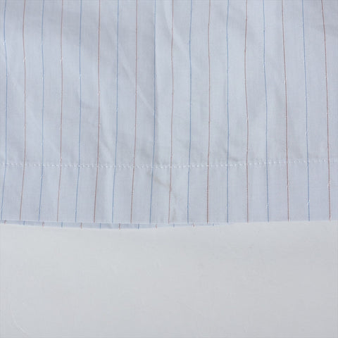 CHANEL Cotton Stripe 01C 2001 36 Long sleeve shirt blue WS16247