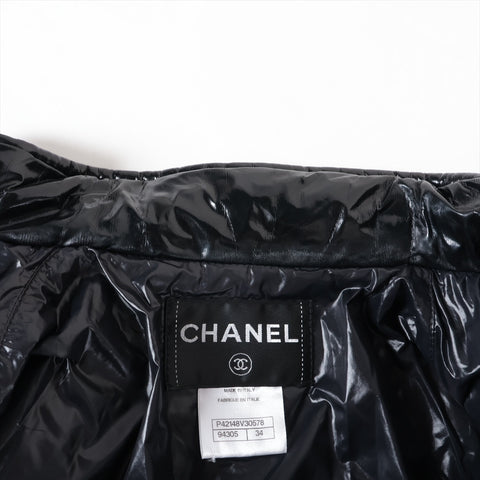 CHANEL Quilted padding 34 Jacket black WS16248