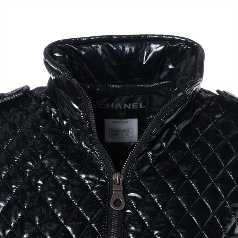 CHANEL Quilted padding 34 Jacket black WS16248