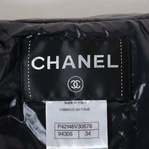 CHANEL Quilted padding 34 Jacket black WS16248
