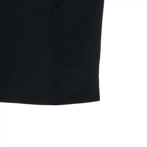 CHANEL Wool suit with short sleeves and skirt, size 95A, 1995, size 38 setup Navy WS16252