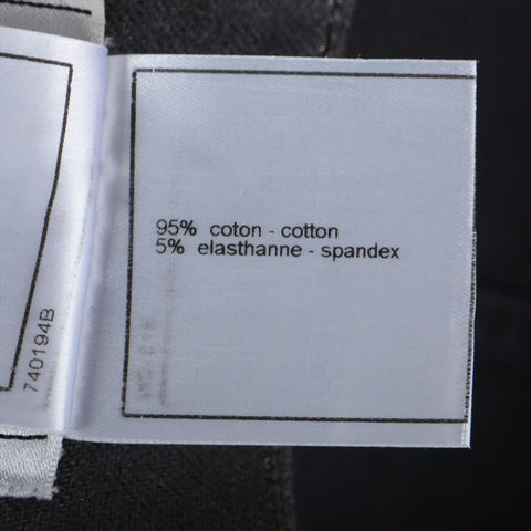 CHANEL Riders denim blouson size 34 05A 2005 Jacket gray WS16253