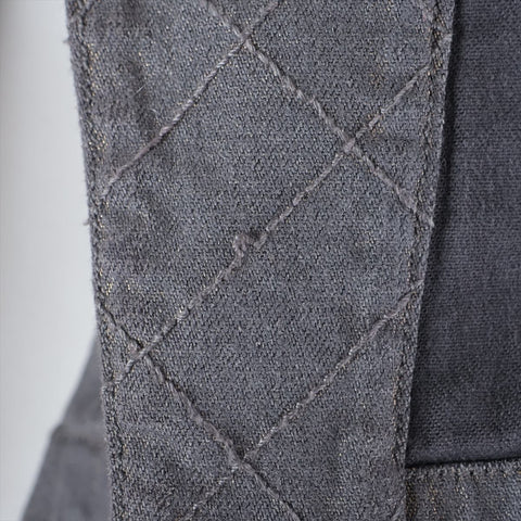 CHANEL Riders denim blouson size 34 05A 2005 Jacket gray WS16253