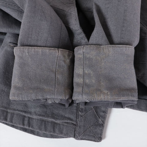 CHANEL Riders denim blouson size 34 05A 2005 Jacket gray WS16253