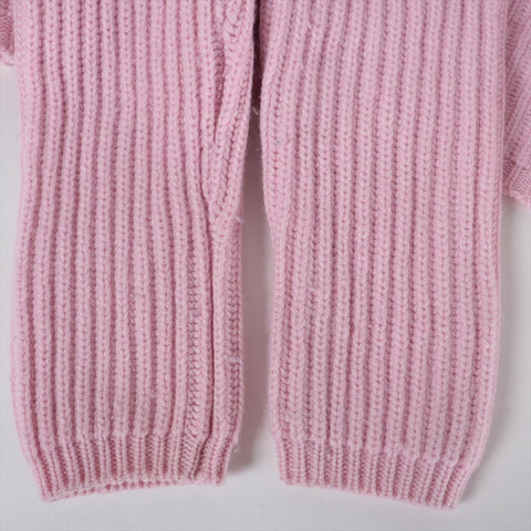 Miu Miu Cashmere and pearl button knitwear 2018 cardigan pink WS16255