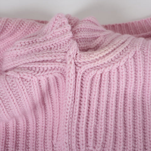 Miu Miu Cashmere and pearl button knitwear 2018 cardigan pink WS16255