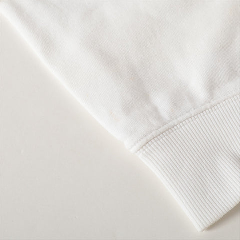 PRADA Cotton Triangle Logo M sweat white WS16256