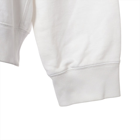 PRADA Cotton Triangle Logo M sweat white WS16256