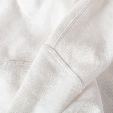 PRADA Cotton Triangle Logo M sweat white WS16256