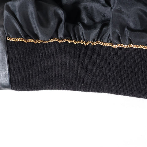 CHANEL COCO Mark Blouson in Lamb Leather Jacket black WS16262