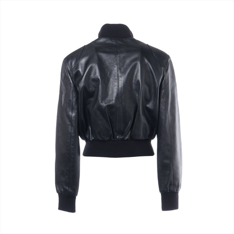 CHANEL COCO Mark Blouson in Lamb Leather Jacket black WS16262