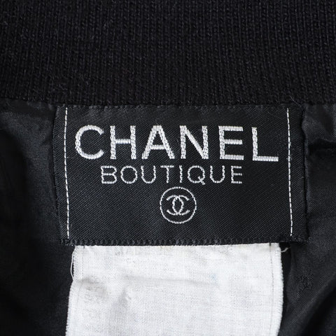 CHANEL COCO Mark Blouson in Lamb Leather Jacket black WS16262