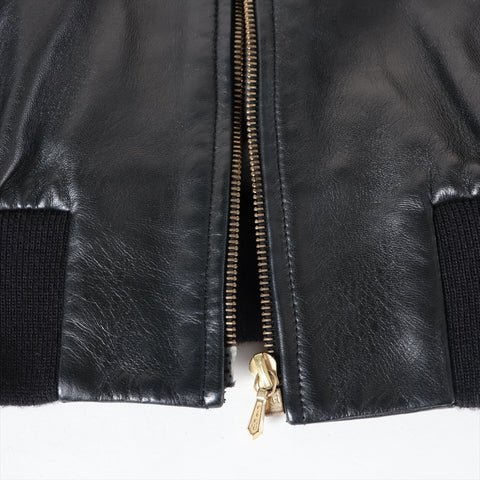 CHANEL COCO Mark Blouson in Lamb Leather Jacket black WS16262