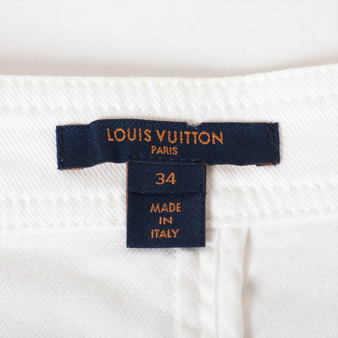 LOUIS VUITTON Cotton Patch Logo Travel 2018 skirt white WS16264