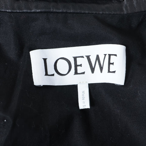 LOEWE Riders Leather 38 Jacket black WS16265