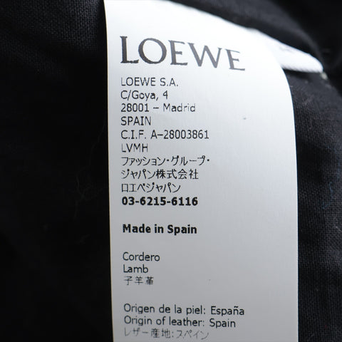LOEWE Riders Leather 38 Jacket black WS16265