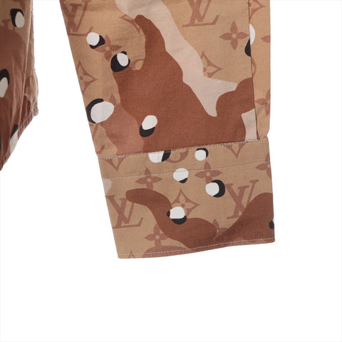 LOUIS VUITTON Camo DNA Ocean Monogram Shirt 2020 Long sleeve shirt Brown WS16267