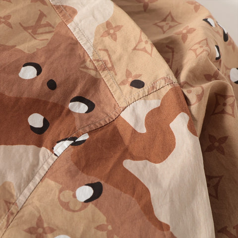 LOUIS VUITTON Camo DNA Ocean Monogram Shirt 2020 Long sleeve shirt Brown WS16267
