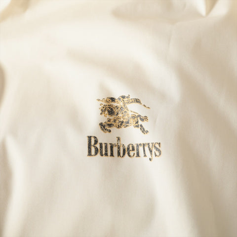 Burberrys Logo Blouson Zip-Up L Jacket Ivory WS16273